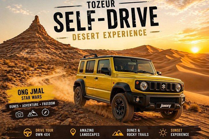 Tozeur Self-Drive Experience Desert Dunes to Ong Jmal, Rising Star Wars