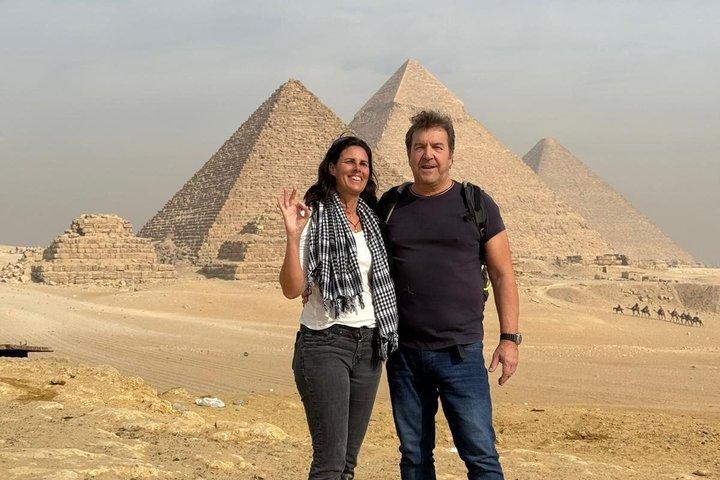 Privat dagstur til Giza pyramider og Saqqara med hotel afhentning