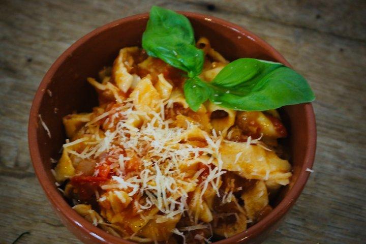 ブエノスイタリア語料理教室パスタポモドーロとティラミス