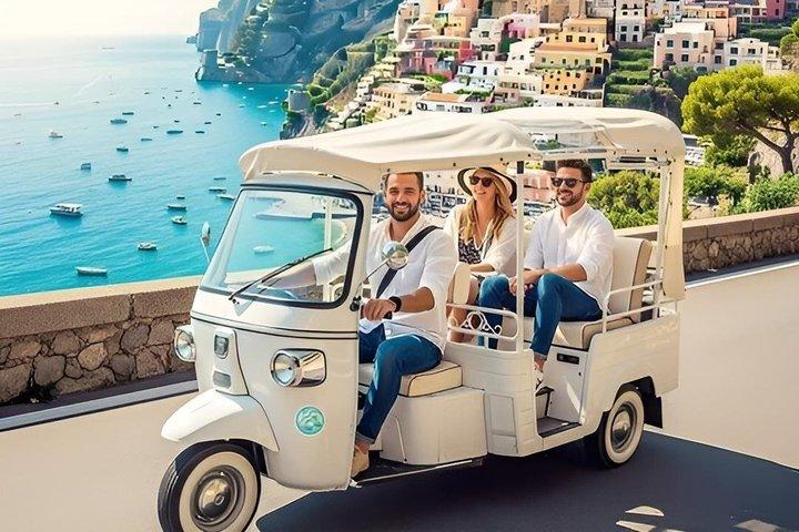 Amalfi Coast Tour by APE Calessino and BOAT