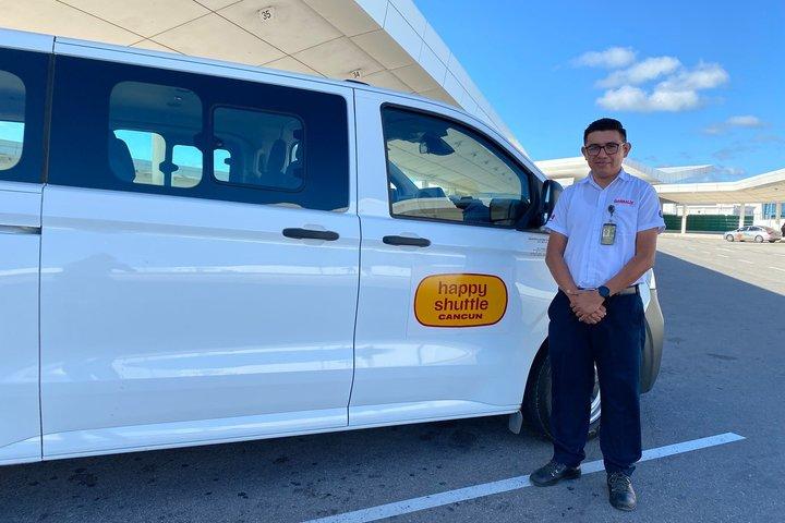 Privater Hin- und Rücktransfer vom Flughafen Cancun nach Tulum