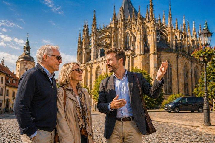 Privat biltur till Kutna Hora Benkyrka och Katedraler
