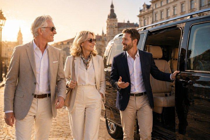Transfert privé de Vienne à Prague avec arrêt panoramique facultatif
