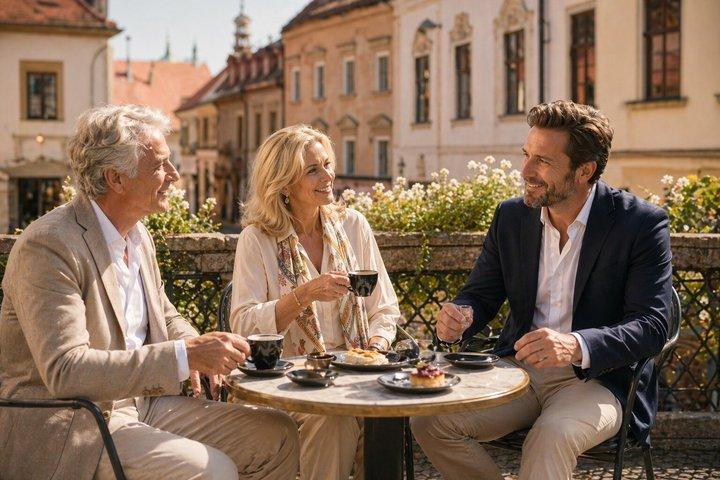 Transfert privé de Vienne à Prague avec arrêt panoramique facultatif
