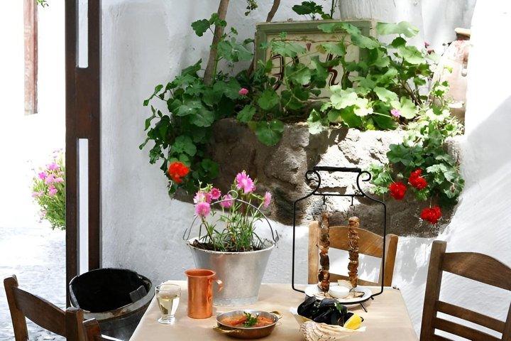 Santorini Töpferwerkstatt und Verkostung