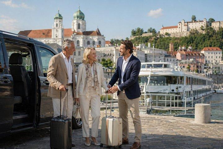 Privétransfer van Praag naar Passau – ideaal voor Donaucruises