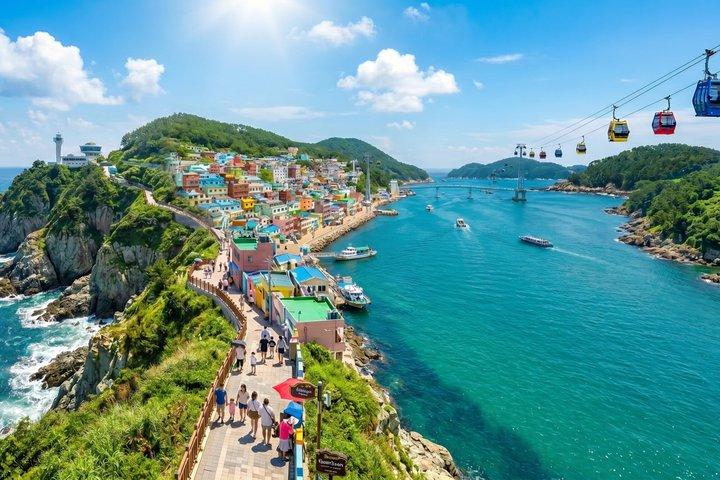 Taejongdae, Busan Air Cruise, Gamcheon Village tour vanuit Busan