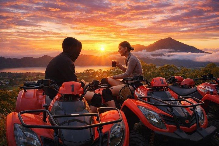 Bali Mount Batur Sunrise ATV Quad Bike com excursão em cascata