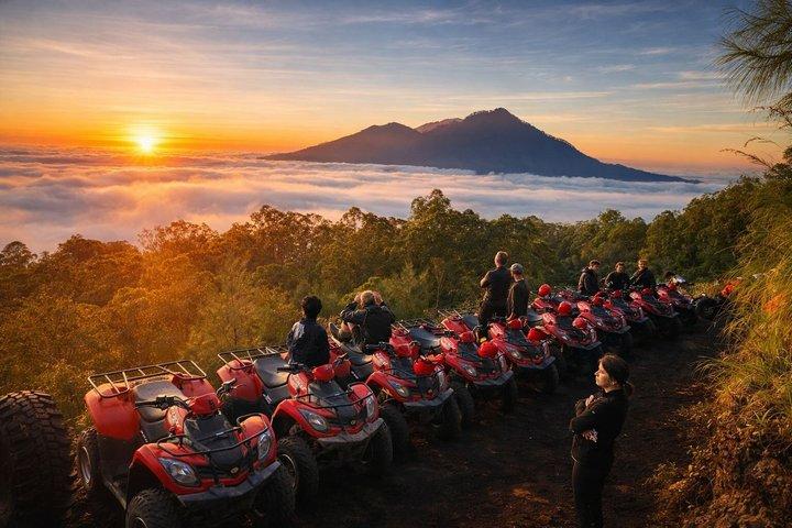 Bali Mount Batur Sunrise ATV Quad Bike e terrazza di riso