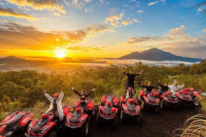 Bali Mount Batur Sunrise ATV Quad Bike e terrazza di riso