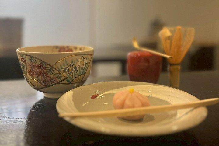YUSAI Tea Ceremony & Wagashi fazendo experiência em Gion Kyoto
