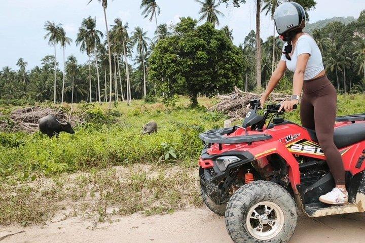 サムイ島ATVクワッドバイクツアー-ジャングルオフロードアドベンチャー