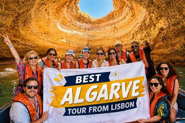 ベナギル洞窟ボートツアーでアルガルヴェ・ラゴスへの日帰り旅行