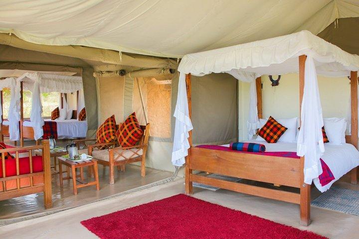 Safari di 3 giorni al Masai Mara Luxury Camp di Enkorok Mara da Nairobi