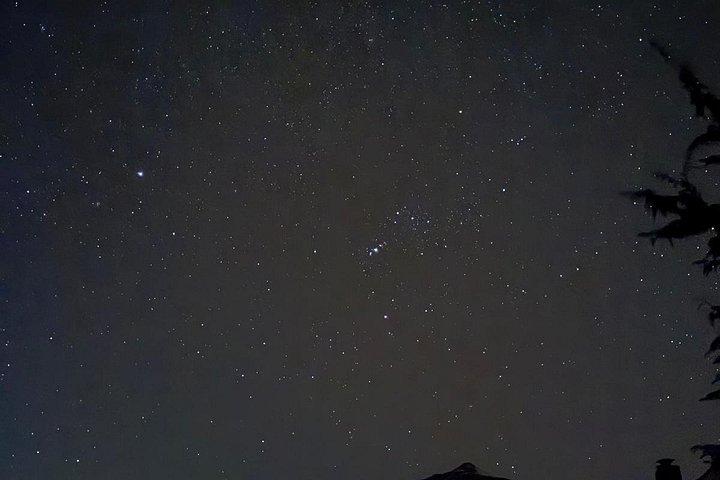 テイデ山での夕日鑑賞、夕食、ガイド付き星空観察