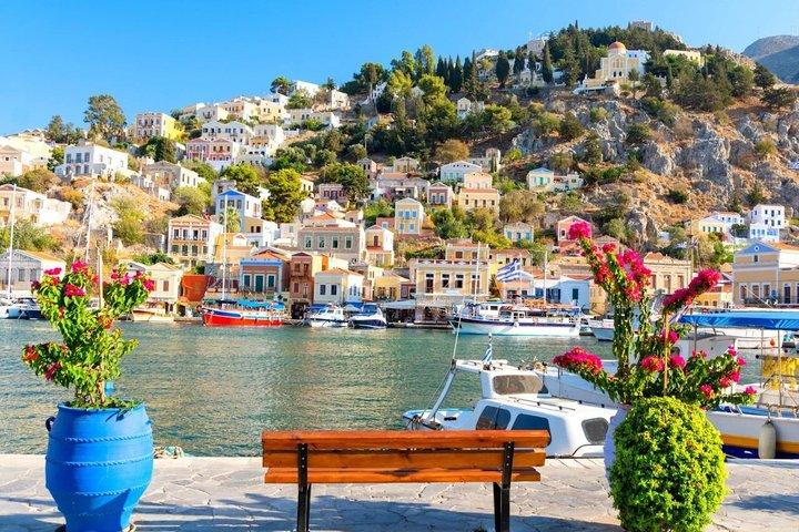 Symi Island med hurtigbåd (High-Speed : ~1 timers rejse & ~4 timers Symi)