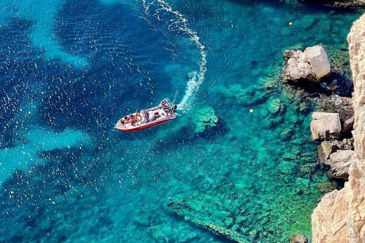 Magnifica gita in barca nelle Calanques con possibilità di nuotare