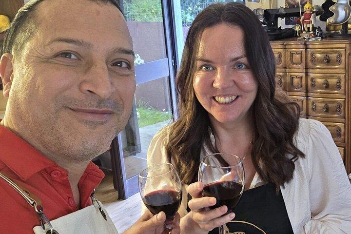 ピザ、サプリ、ジェラート料理コース