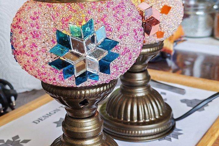 イスタンブール モザイクランプ工房 眺め付き、お菓子付き、サプライズギフト付き