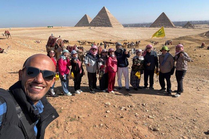 Privérondleiding door de piramides van Gizeh met Egyptoloog Gids