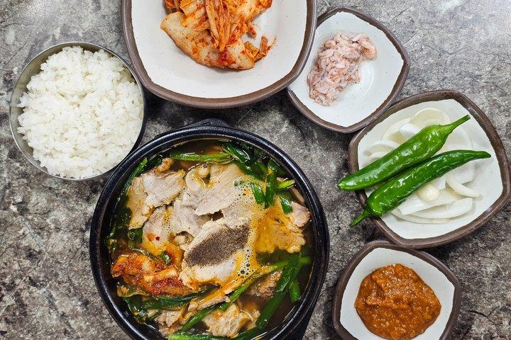 Kimchi køkkener Busan mad tur med 10 + smagsprøver