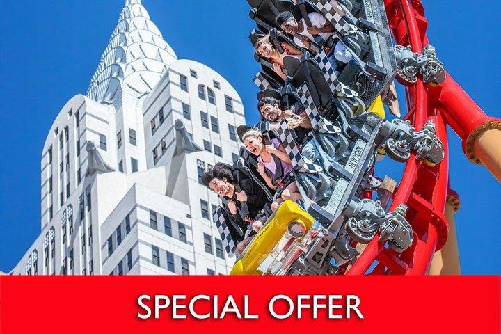 The Big Apple Coaster en el New York New York Hotel and Casino