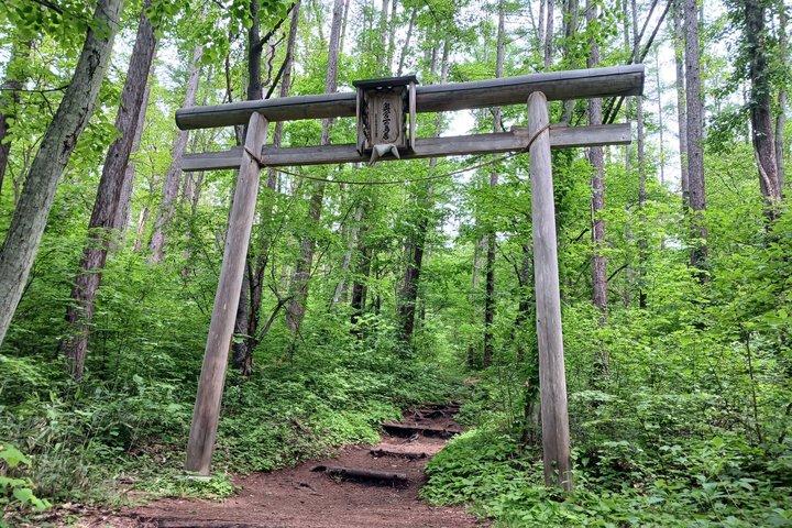 Vandreture på Mt Izuna i Nagano