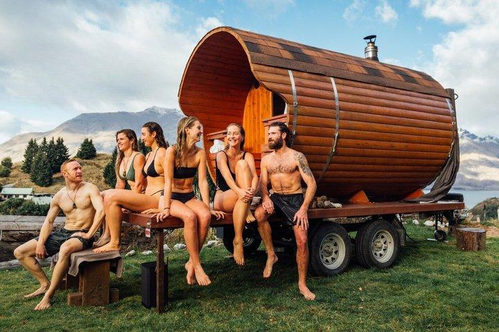 Queenstown Riverside Bastu och Cold Plunge Experience (Privat)