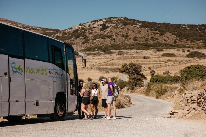 Naxos Highlights-bustur med fri tid til frokost på Apeiranthos