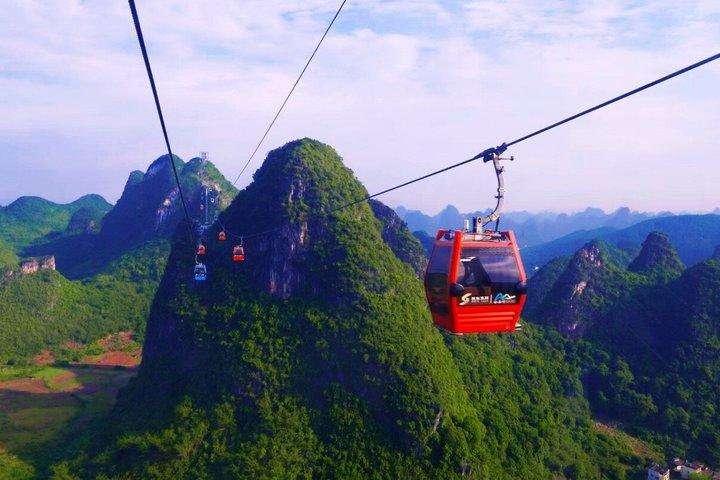 Tour privato di un giorno al picco Yangshuo Ruyi e all'antico ponte Fuli