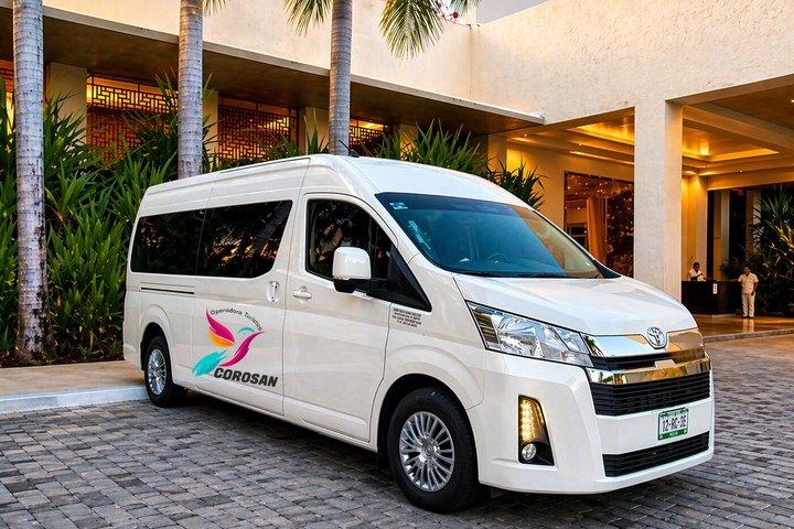 カンクンのホテルゾーンへの専用空港送迎