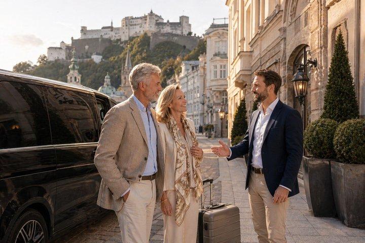 Prague to Salzburg Private Transfer with Scenic Stops by Mike