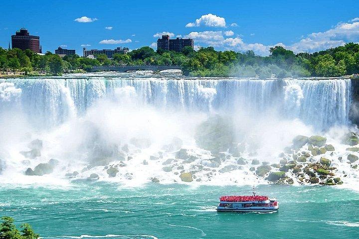 トロント・ナイアガラの滝観光ツアーボート、旅、ランチ
