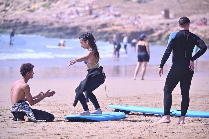 Private Beginner Surf Lesson in Taghazout with Local Instructor