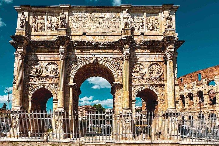 Rome Imperial Forums and Gladiator Trail to the Colosseum