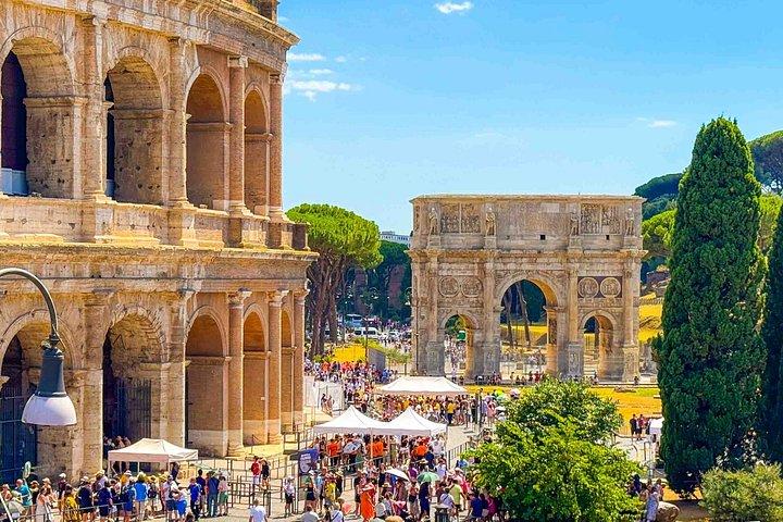 Rome Imperial Forums and Gladiator Trail to the Colosseum