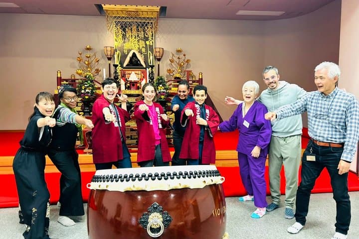 Taiko Drumming and Buddhist Chanting in a 700-Year Tokyo Temple
