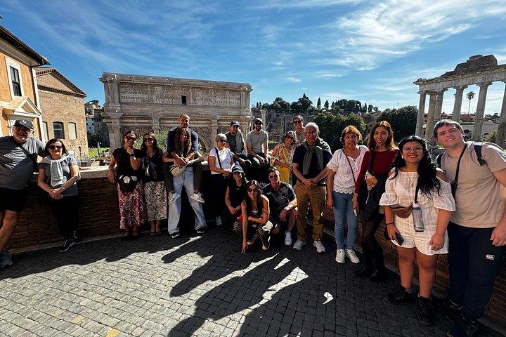 Rome Imperial Forums and Gladiator Trail to the Colosseum