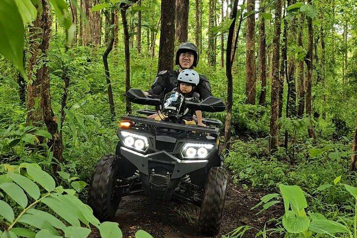 朝のアドベンチャーATVとホワイトウォーターラフティング(ランチ付き)