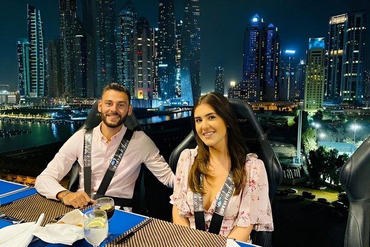Dinner In The Sky in der Dubai Marina mit optionalen Transfers