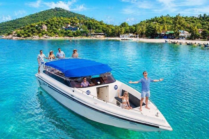 Koh Tao & Koh Nang Yuan Snorkeling Tour by Speed Boat from Samui