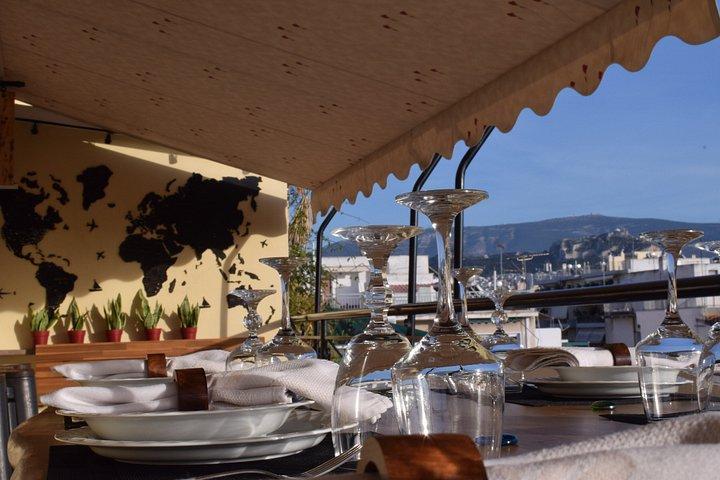 Authentic Greek Food Tasting with Acropolis View