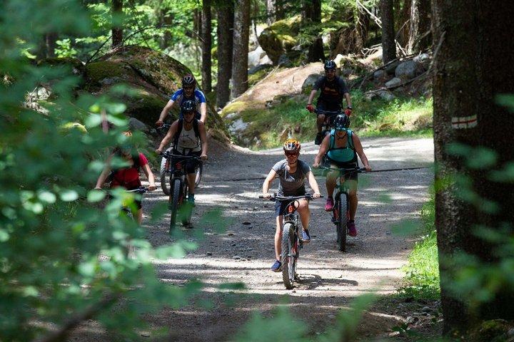 Selvguidet elektrisk mountainbiketur i Chamonix med GPS-ruter