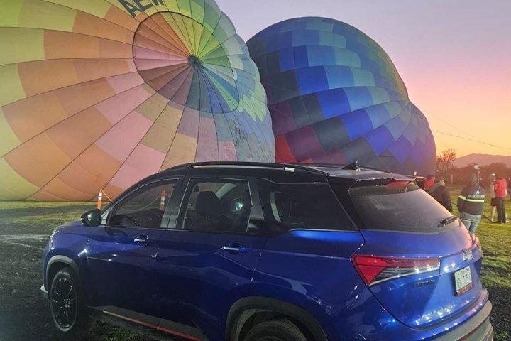 Privater Transfer nach Teotihuacan oder zum Ballonhafen