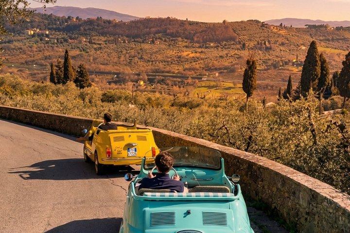 Chianti Day Escape de Florence dans une Fiat 500 vintage