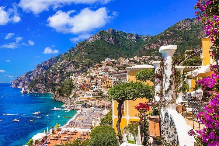 Excursion d'une journée sur la côte amalfitaine au départ de Sorrente Positano Amalfi et Ravello