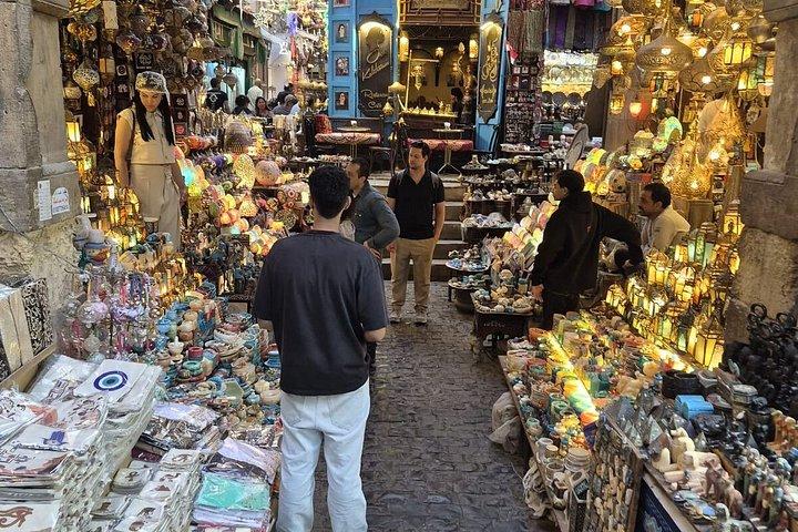 Tour privato islamico e copto del Cairo con Khan El Khalili Bazaar