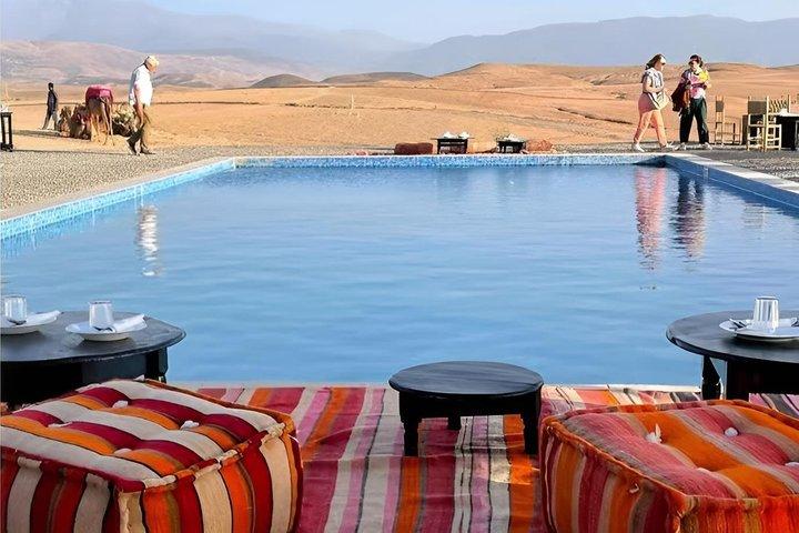 Marrakesh: Desert Agafay Tour with Lunch and Swimming Pool