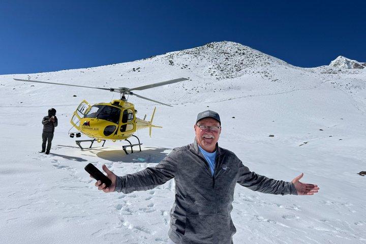 Landing Everest Base Camp Kalapathar per helikopter met ontbijt