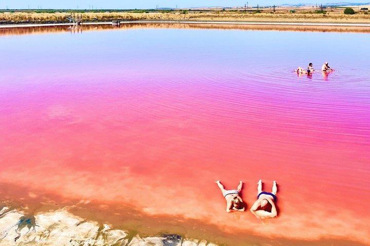 サニービーチからの塩湖と泥風呂エクスカーション